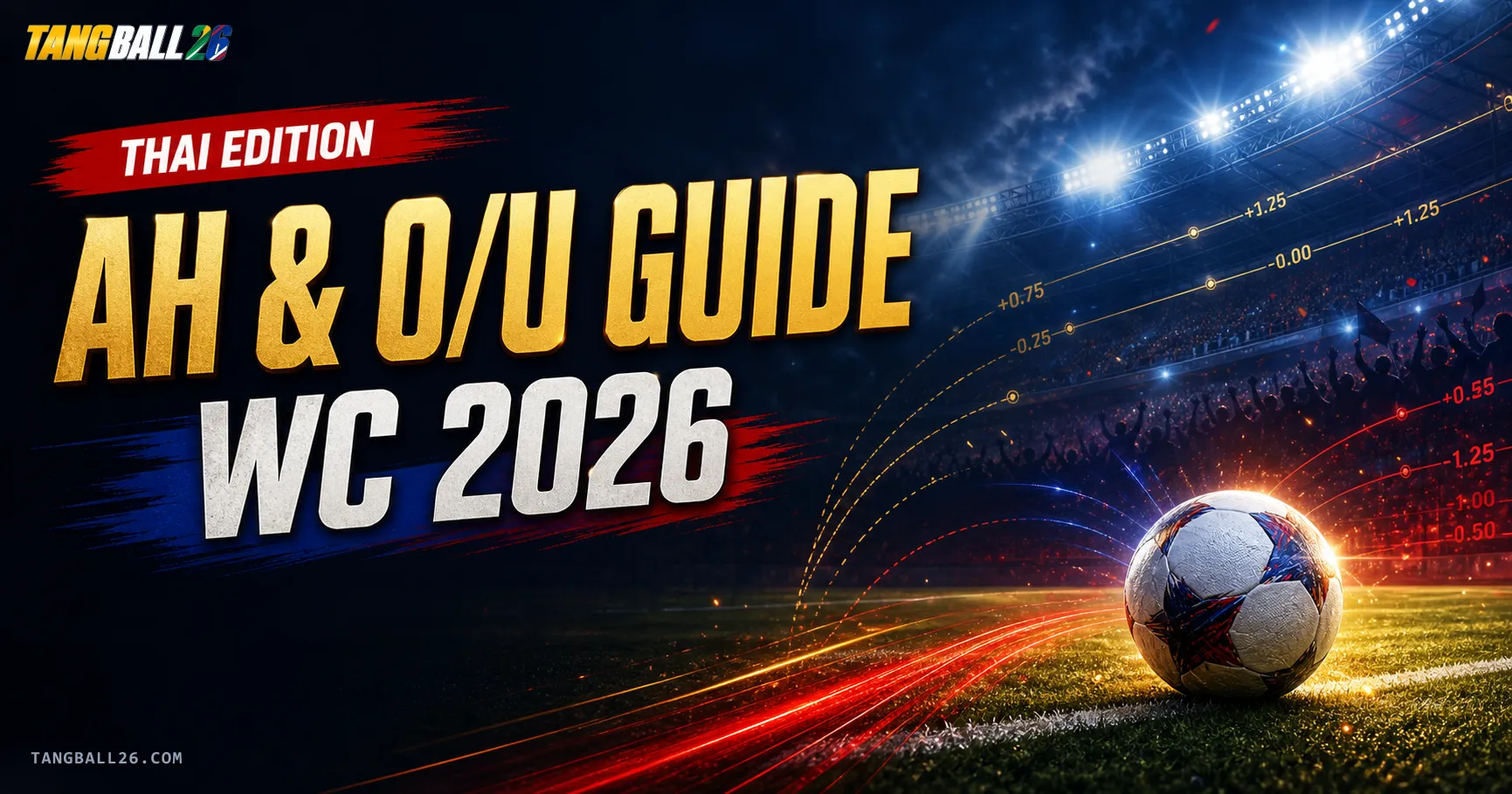 Asian Handicap และสูง-ต่ำ ฟุตบอลโลก 2026: คู่มือคนไทย