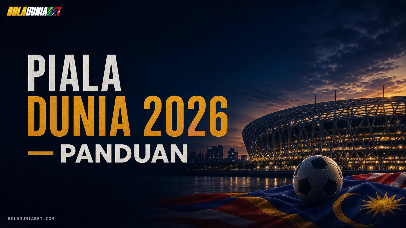 Cara taruhan Piala Dunia 2026 untuk pemain Malaysia