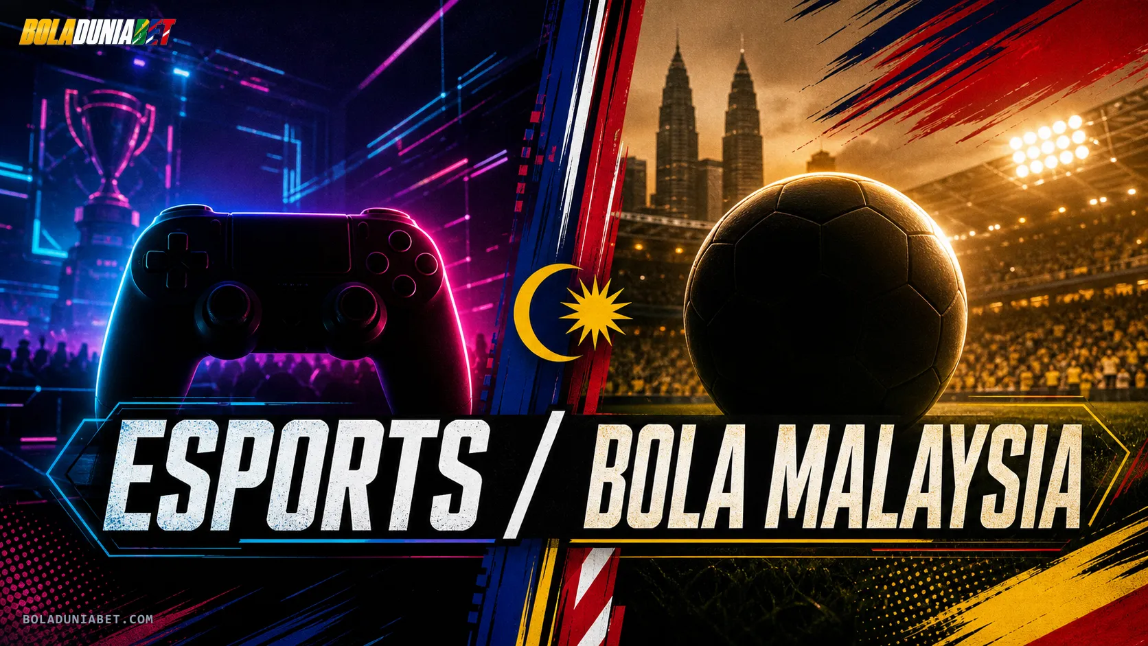 Esports vs taruhan bola — trend pemain Malaysia 2026