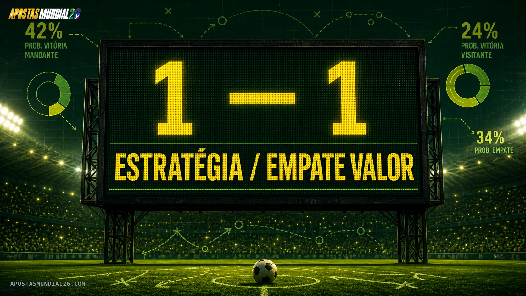 Estratégias de apostas: empate vs vitória — onde está o valor real
