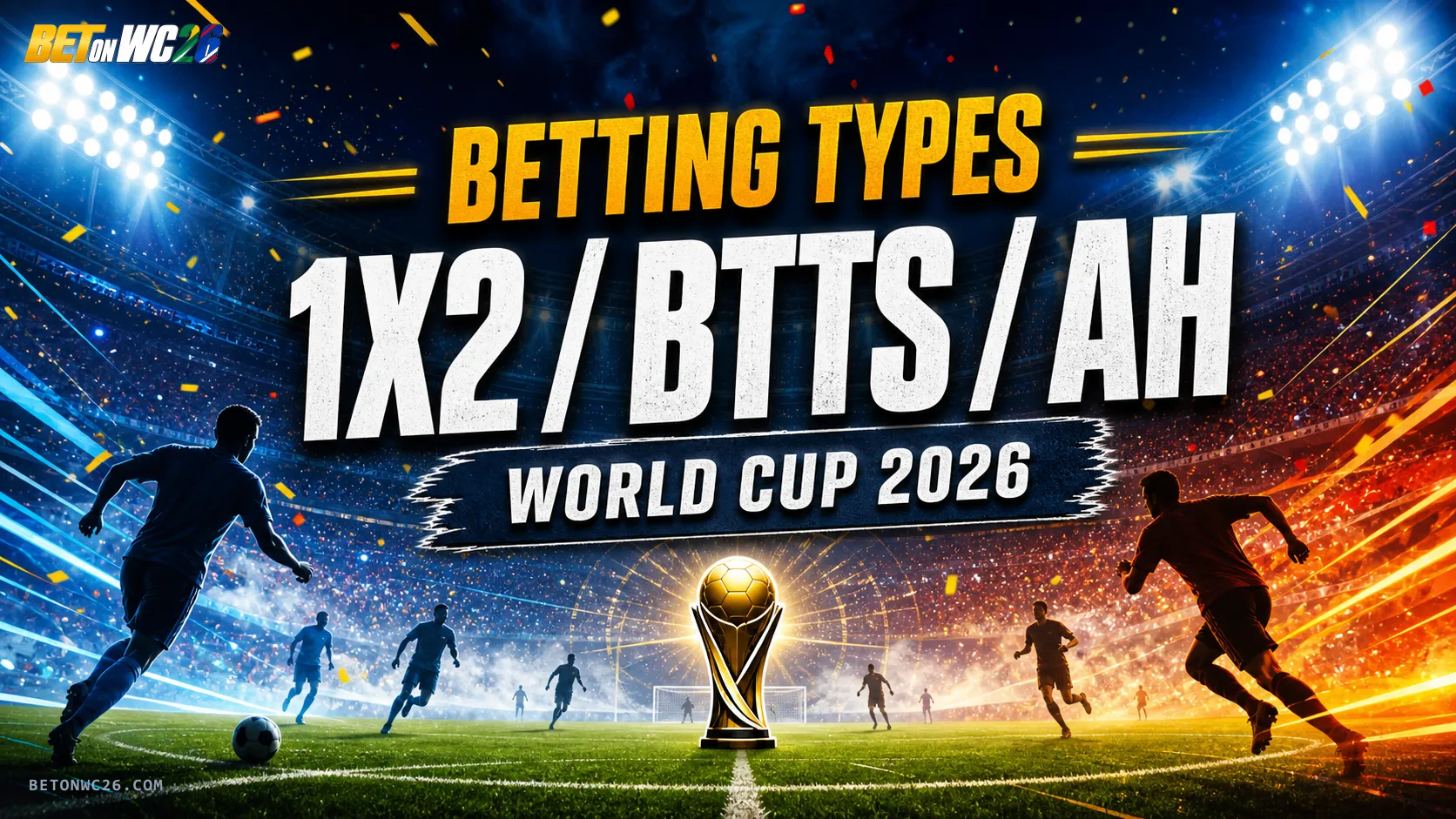 FIFA World Cup Betting Types Explained — 1X2, BTTS, AH & More